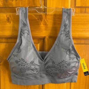 Coobie Gray Floral Cozy Bralette